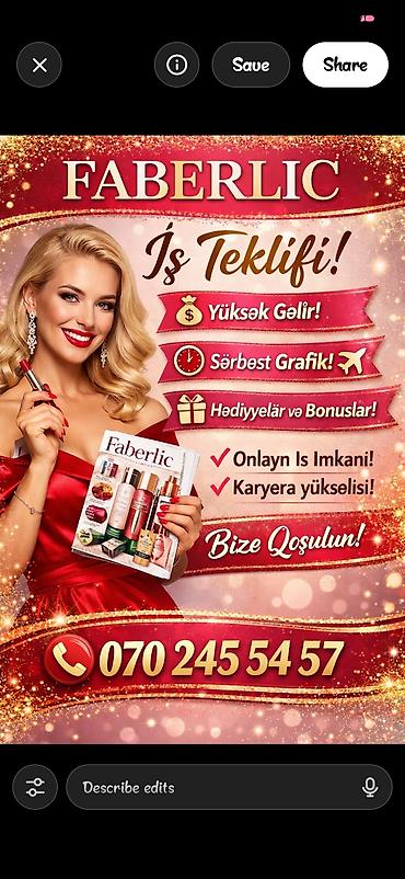 evde qablaşdırma işi: Kosmetoloq tələb olunur, Faiz, Təcrübəsiz, Təlim — 4