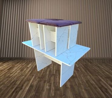 Кухонные столы и стулья: Кухонный стол и стул, Новый, Платная доставка, цвет - Бежевый — 9