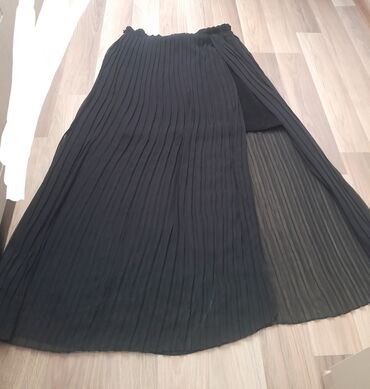 юбки солнце клеш: Макси Юбка, Zara, Шифон, S