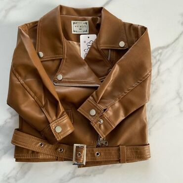 мужской кожаный куртка: Куртка кожаная 100см
