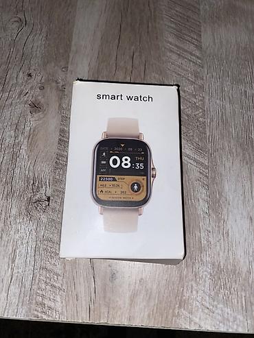 smart wacth: Yeni, Smart saat, Smart, Sensor ekran, rəng - Qara — 1