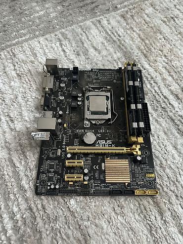 Комплектующие для ПК: Комплект для сборки ПК на LGA1150: - Материнская плата ASUS H81M-K — 1
