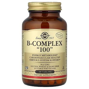 optitect vitamin c: Solgar B-Complex "100" Vitamin B (Amerika vitamin) - supplement qida — 2