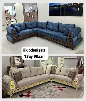 Divanlar: Künc divan kolleksiyası - Müasir dizaynlı L-şəkilli künc divanlar - — 47