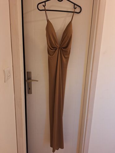 haljine sa perjem beograd: One size, bоја - Braon, Večernji, maturski, Na bretele