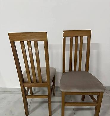 Setovi stolova i stolica: Trpezarijski set – sto sa 6 stolica - Materijal: puno drvo u tamnoj — 11