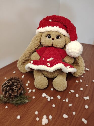 Yeni il oyuncaqları və bəzəkləri: Məhsul: Əl işi toxunma yumşaq oyuncaqlar Qiymetler olcuye gore deyisir — 5