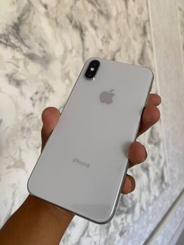 телефон хs: IPhone Xs, 64 ГБ, Белый, Чехол, 76 %