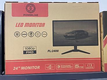 apo dinamik: Powerline PL-2400 LED monitor - Ekran ölçüsü: 24" - Göstərim: 1080p — 1