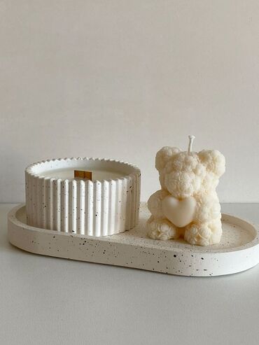 Fiqurlar: Fiqur, Gips, rəng - Ağ — 14