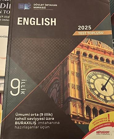 Testlər: Məhsul: “English – 2025 Test Toplusu” (Dövlət İmtahan Mərkəzi) - 9 — 1