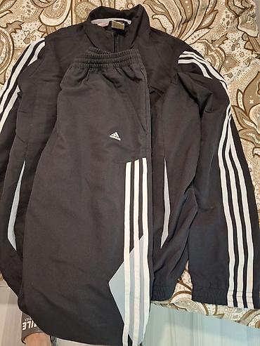 palto qara: İdman dəsti, Adidas, M, rəng - Qara — 5
