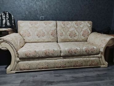 трехместный раскладной диван кровать: Цвет - Бежевый
