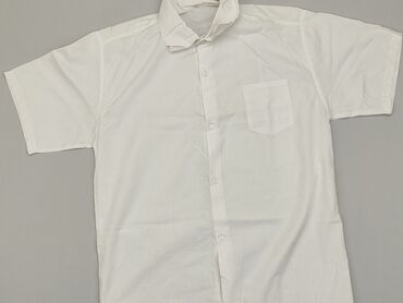 Shirts: Shirt 13 years, condition - Satisfying, pattern - Monochromatic, color - White