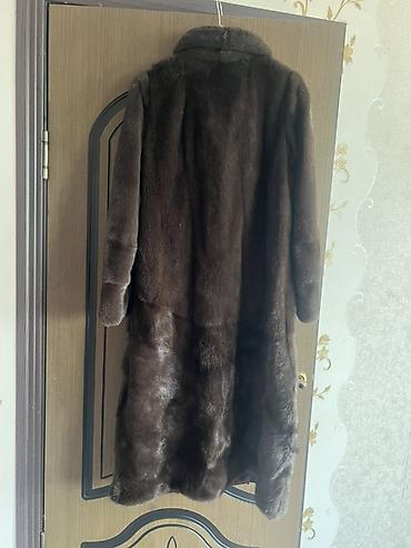 шуба: Шуба, Норка, Длинная модель, 2XL, 3XL — 3