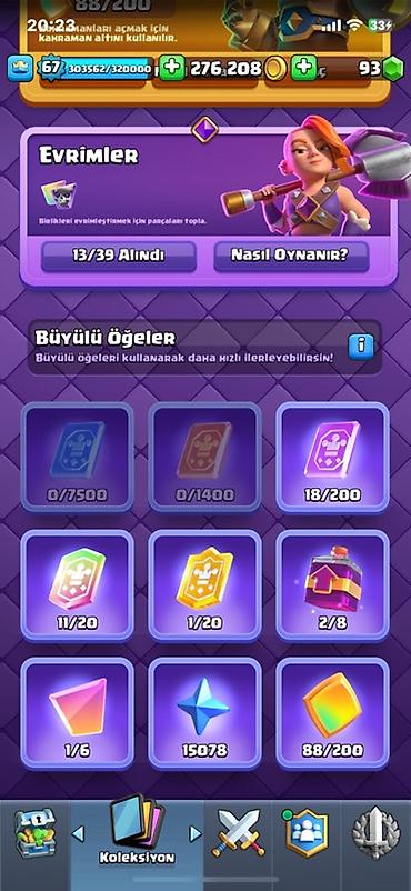 statuya: Clash Royale hesabı – güclü kolleksiya və yüksək göstəricilər - Kral — 5