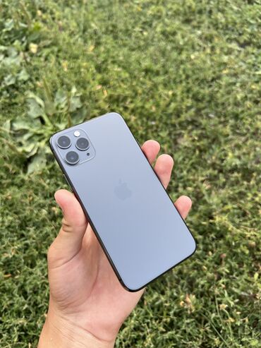 купить iphone xr в бишкеке: IPhone 11 Pro, Б/у, 64 ГБ, Черный, Чехол, 100 %