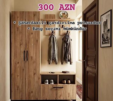 Dəhliz üçün çoxfunksiyalı mebel dəsti • Komplekt: 2 qapılı geyim