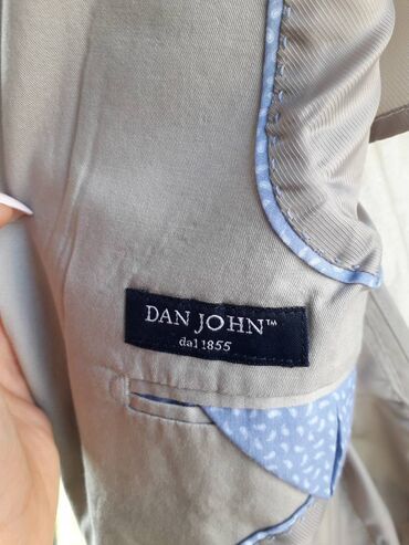 Odela: Muški sako Dan John - Boja: svetlosiva/bež - Kroj: klasičan — 8