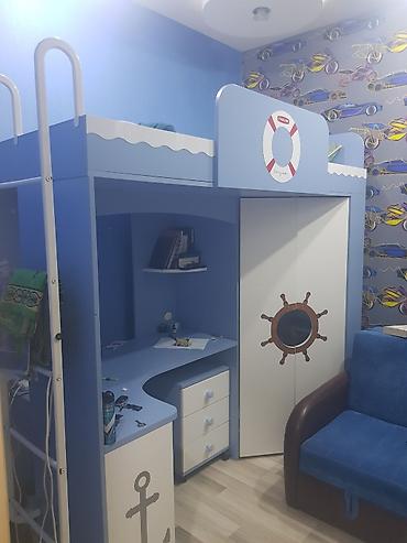 lövbər: Oğlan və qız üçün, İşlənmiş, 2 təknəfərlik çarpayı — 1