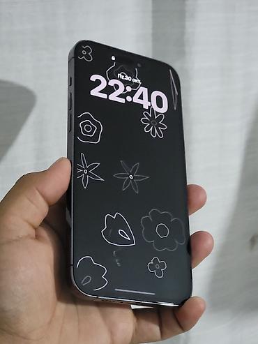 iphone x lalafo: IPhone 14 Pro Max, Б/у, 256 ГБ, Deep Purple, 85 % — 2