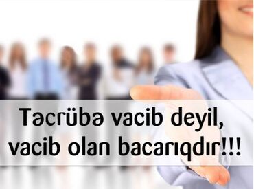 market satıcı: Satış meneceri tələb olunur, İstənilən yaş, Aylıq ödəniş