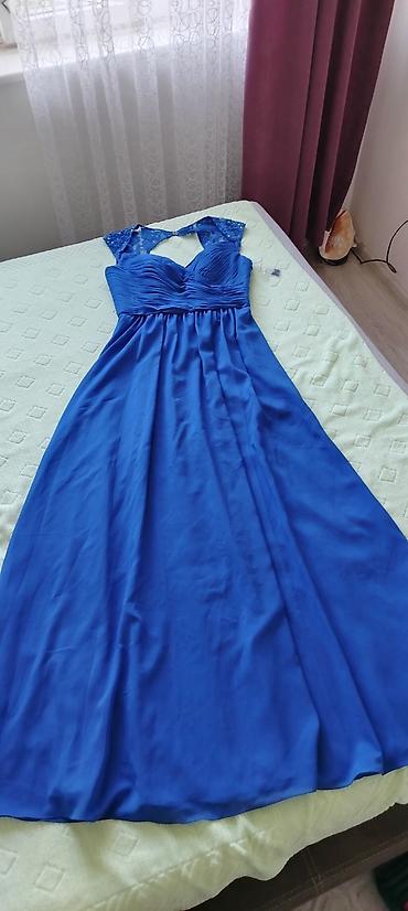 esprit torba: Predivna royal blue svečana haljina, gornji deo je ojačan i može da — 5