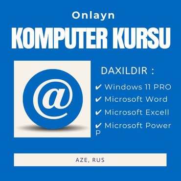 gəncədə komputer kursları: Kompüter kursları | Microsoft Windows | Onlayn