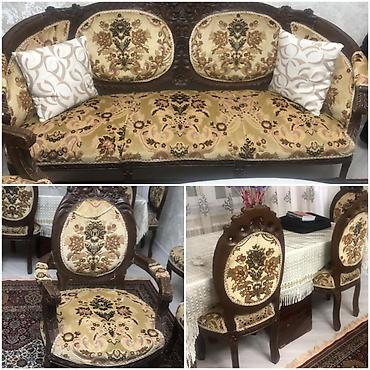 ZUZU👑 Stol acilmir 6 Stul divan VƏ kresıo iki dest BİR yerde 650