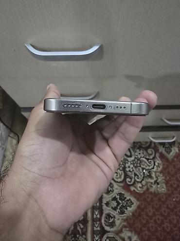 айфон для детей: IPhone 15 Pro, Б/у, 128 ГБ, Natural Titanium, Кабель, 88 % — 3