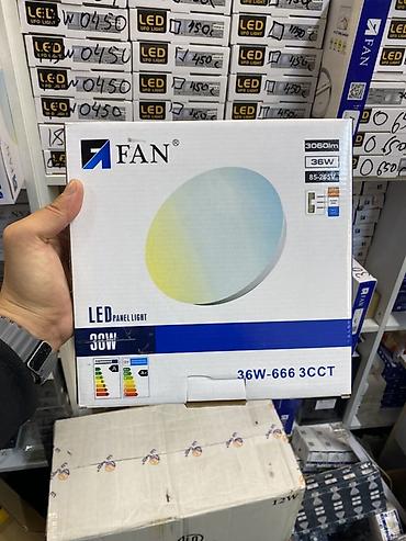Круглая светодиодная панель FAN 36W-666 3CCT - Тип: LED Panel Light