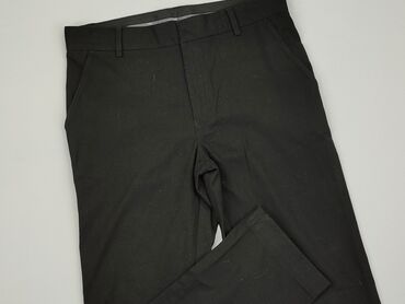 czarne spodnie z wysokim stanem szerokie nogawki: Брюки, Marks & Spencer, 15 р., 170, стан - Хороший
