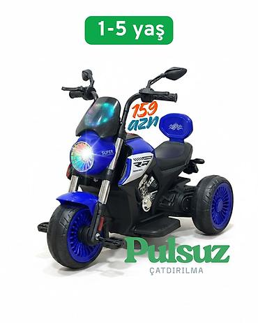 Uşaq üçün elektrik maşınları: 🏍 Uşaq üçün motosiklet – sərfəli və əyləncəli seçim! 👶 5 yaşa kimi — 2
