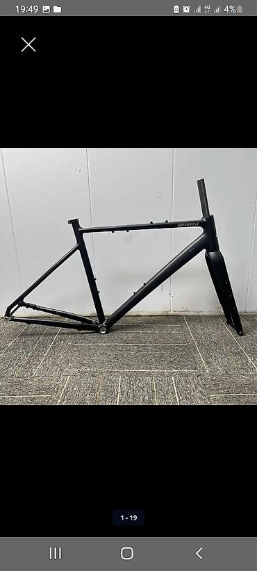 Велозапчасти: Грэвэл, Gravel, Рама spirit X алюминиевая на осях под зажим 31.8 — 12