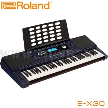 ударные музыкальные инструменты: Синтезатор Roland E-X30 Синтезатор Roland E-X30 - идеальный первый