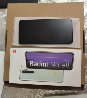 xiaomi redmi not 11 pro: Xiaomi Redmi Note 8 Pro, 128 GB, rəng - Ağ, 
 Sənədlərlə, Barmaq izi, Face ID