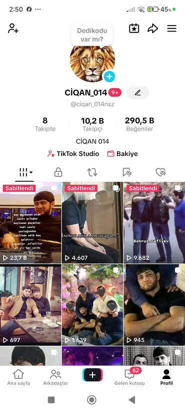 Ремонт дверей: Məhsul/Xidmət: TikTok hesabı – CİQAN_014 (@ciqan_014nsz)