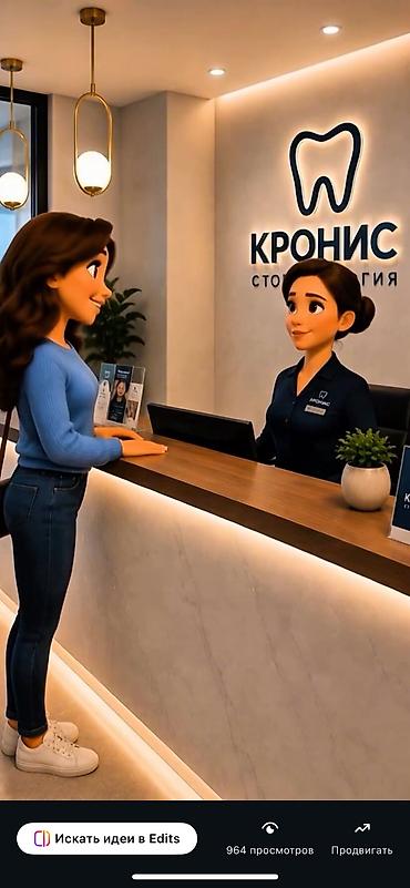 плиточные работы: В стоматологическую клинику Кронис требуется Администратор Условия: • — 1