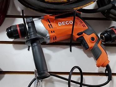 Ударная дрель DECO - Сетевой инструмент с боковой рукояткой для