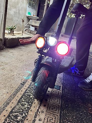 Elektrikli samokatlar: Elektrikli skuter – Tooa GT-18B Əsas xüsusiyyətlər: - Güclü ön — 1