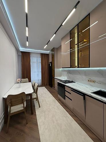 квартирв: 2 комнаты, 70 м², Асанбай мкр Элитка, 9 этаж, Дизайнерский ремонт — 6