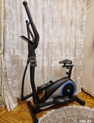 Маски, очки: Elliptik velotrenajor (kombi tipli) - 2-si 1-də dizayn: həm elliptik