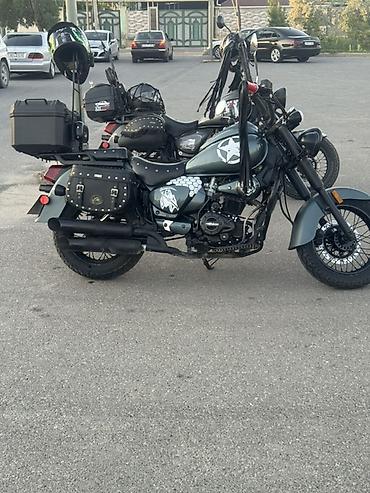 elektrikli skuterler m4 max: Kruizer tərzli motosiklet – fərdi hərbi-tematik dizaynlı — 6