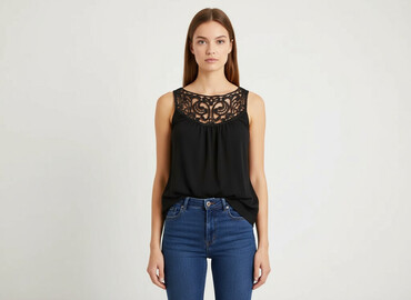 modne bluzki plus size: Amisu, Жіноча блуза, розмір S