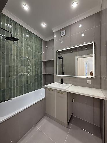gala group: 3 комнаты, 96 м², Асанбай мкр Элитка, 10 этаж, Дизайнерский ремонт — 2