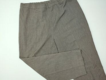 spodnie baggy jeans: Spodnie materiałowe damskie, rozmiar XL
