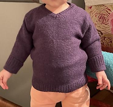usag geyim: Məhsul: Uşaq trikosu/sviteri - Model: V-yaxa uşaq sviteri - Rəng — 1