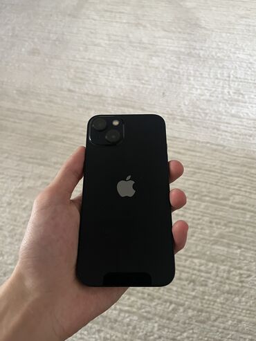 iphone 13 купить бишкек: IPhone 13, Колдонулган, 256 ГБ, Midnight, Каптама, 82 %