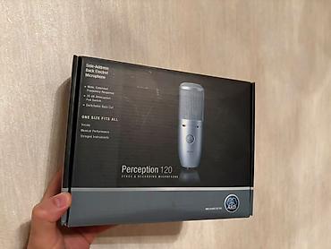 akg микрофон: Студийный/сценический микрофон AKG Perception 120 (НОВЫЙ) - Тип — 5
