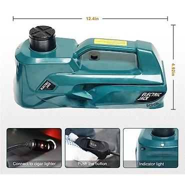 Инструменты для авто: Электрический Домкрат + Шуруповерт для колес Electric Jack 2 в 1 цена — 2